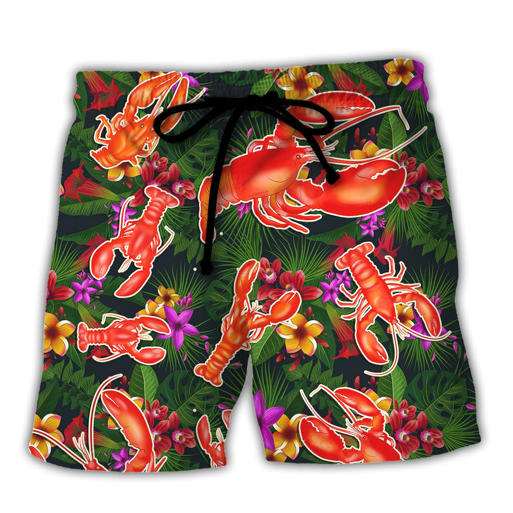 Lobster You're My Lobster Friends Tropical Vibe Amazing Style - Beach Short Reefox