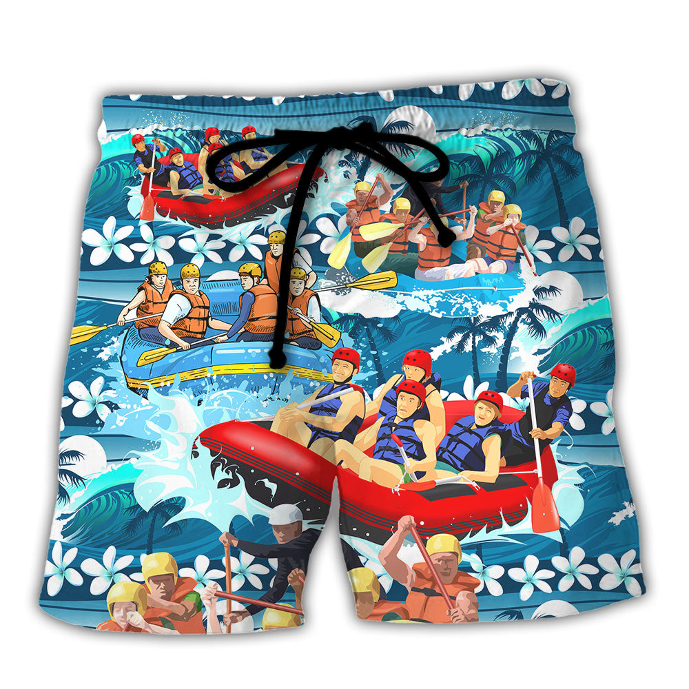 Rafting Don't Be Jealous Just Because You Can't Raft Like Me - Beach Short Reefox