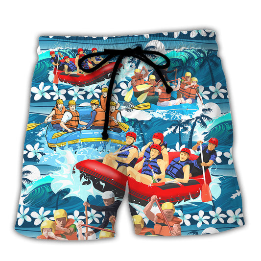 Rafting Don't Be Jealous Just Because You Can't Raft Like Me - Beach Short Reefox
