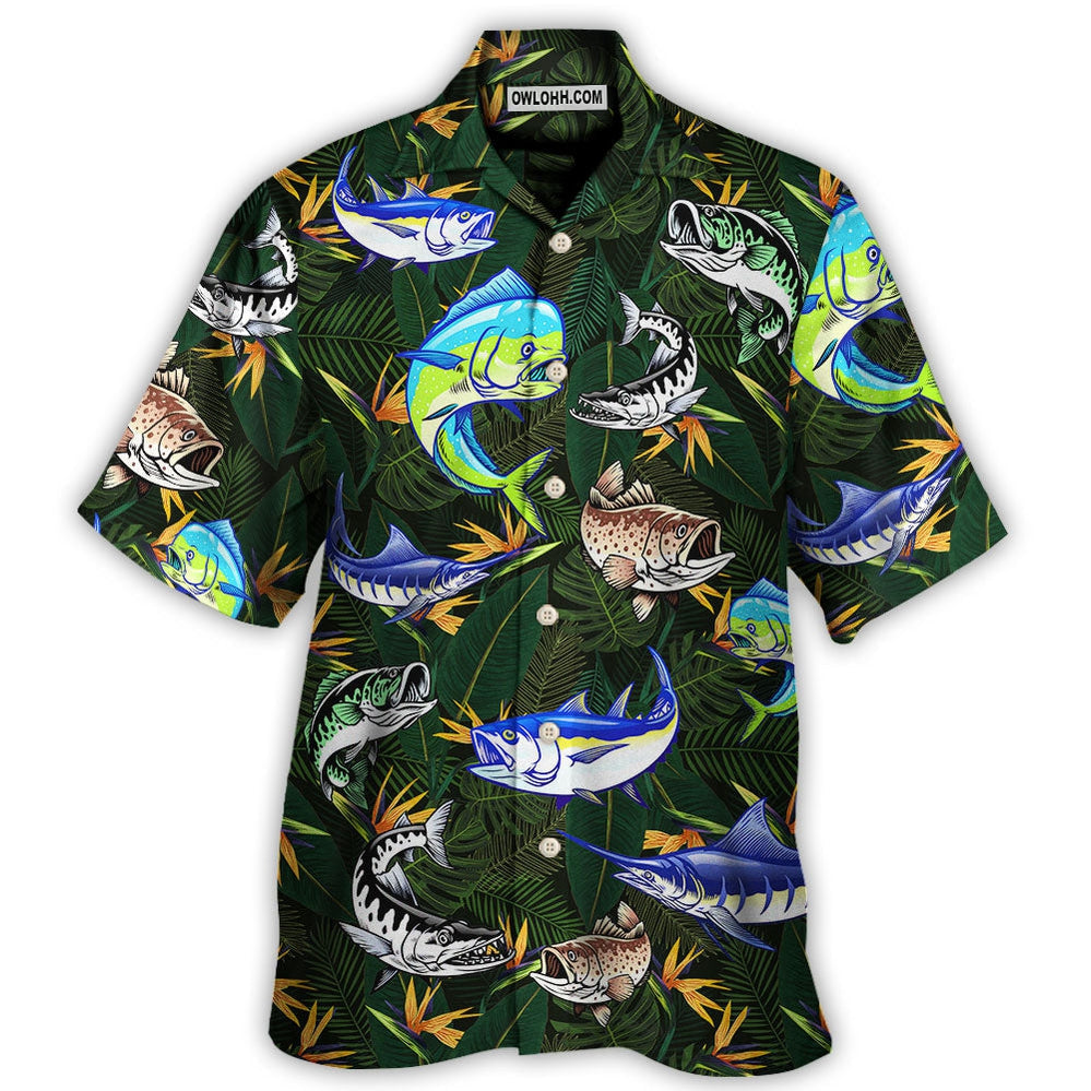 Fishing Wild River Fishing The River Is Calling Catch The Big Bass - Hawaiian Shirt