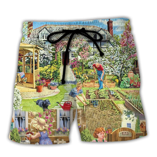 Gardening Plants Don't Tell Secret Sun The Garden Vintage Vibe - Beach Short Reefox