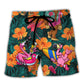 Flamingo Bigfoot Life Is Better At The Beach Tropical Style - Beach Short Reefox