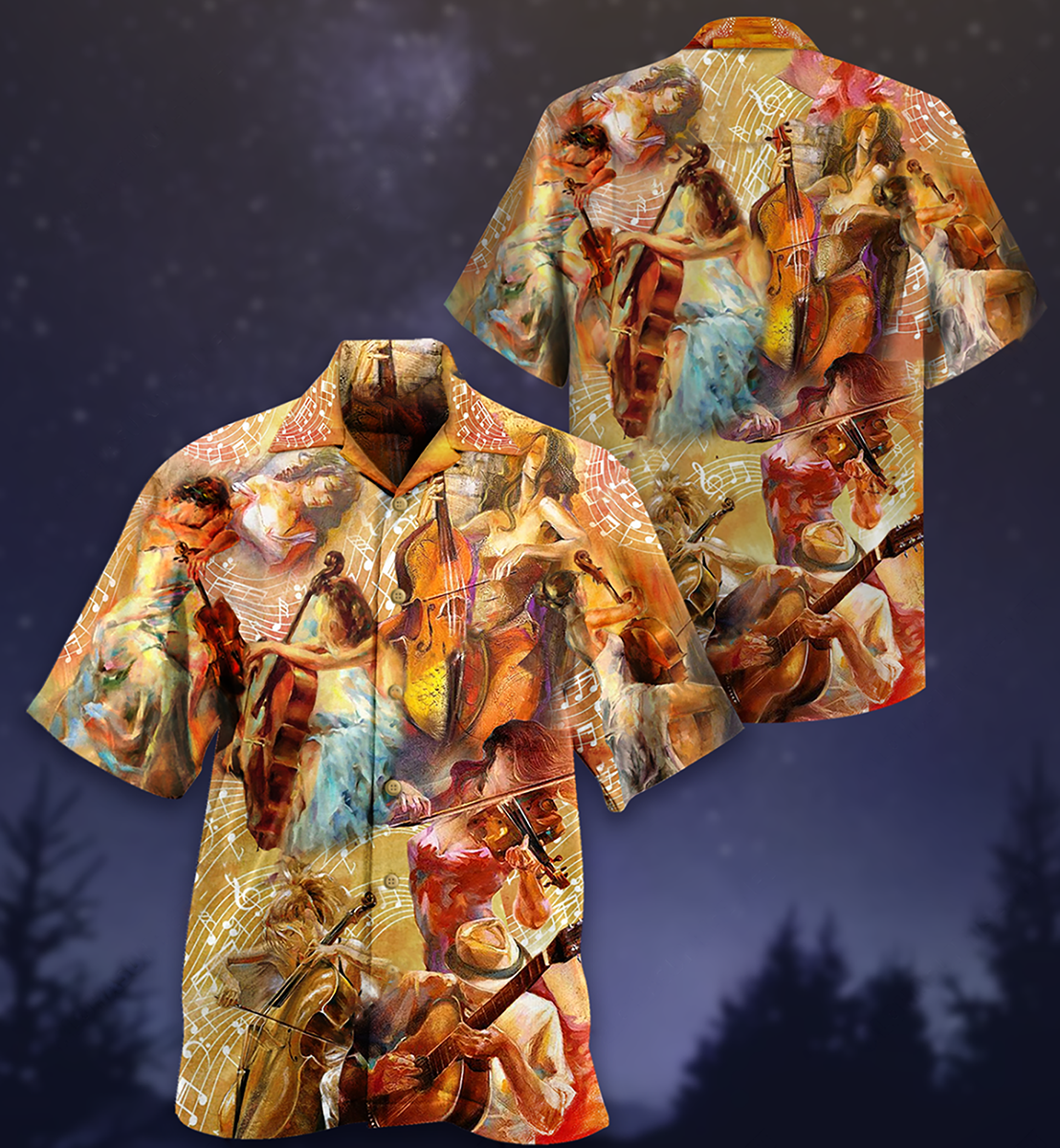 Music Is My Soul And My Speak - Hawaiian Shirt - Reefox