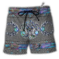 Beach Short / Adults / S Wicca Mystery Spirit Triple Moon Witch - Beach Short Reefox - Owls Matrix LTD