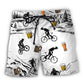 Beach Short / Adults / S Beer I Like Beer And Moutain Bikes - Beach Short Reefox - Owls Matrix LTD