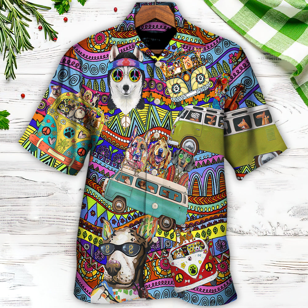 Dogs Love Cool Life Style - Hawaiian Shirt - Reefox