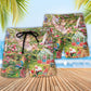 Gardening Sometimes I Wet My Plants Flowers Vintage Art - Beach Short Reefox