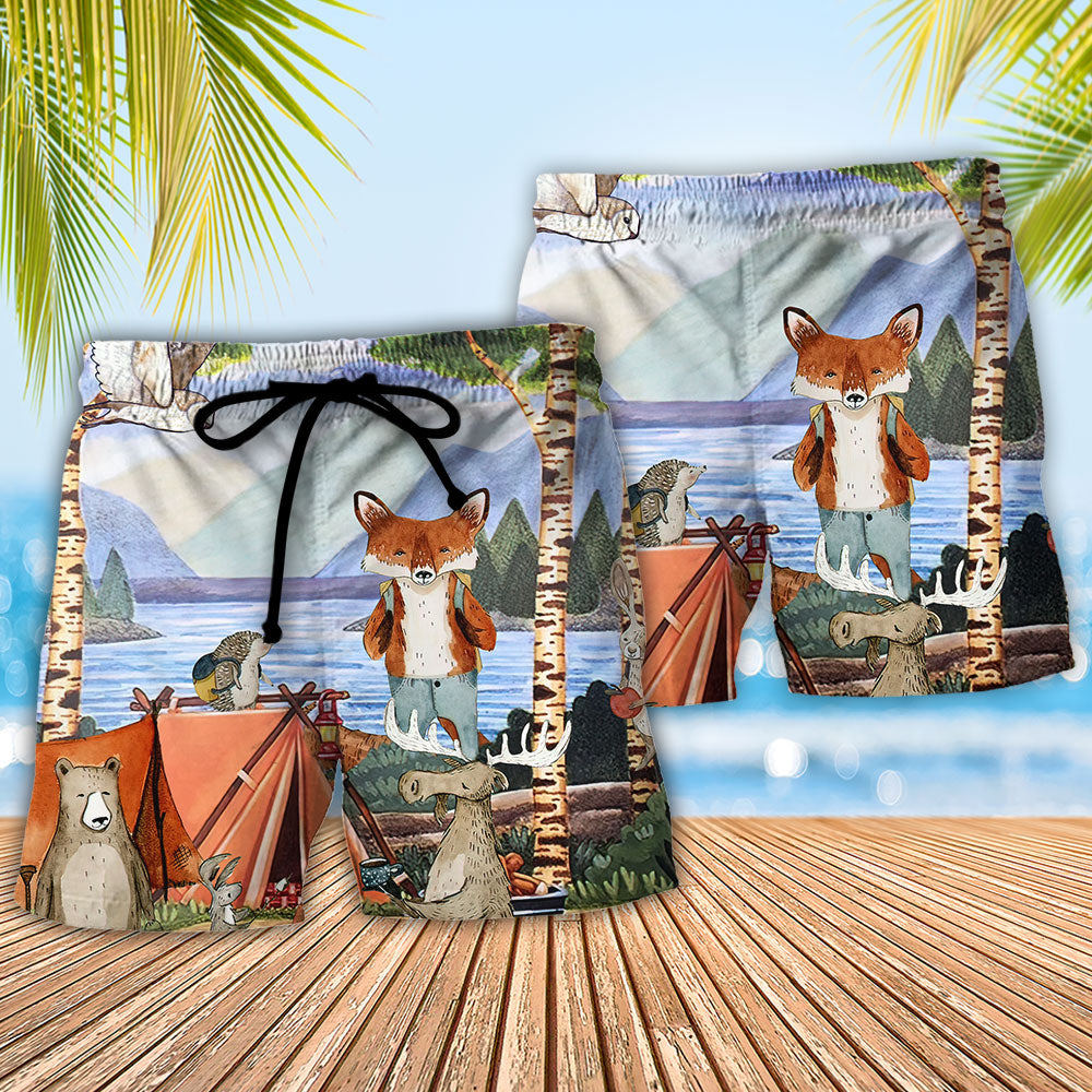 Camping I Want To Camp So Long I Forget All My Password - Beach Short Reefox