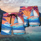 Yachting Saved Me From Being a Pornstar Funny Yachting Quote Gift Lover Beach - Beach Short Reefox