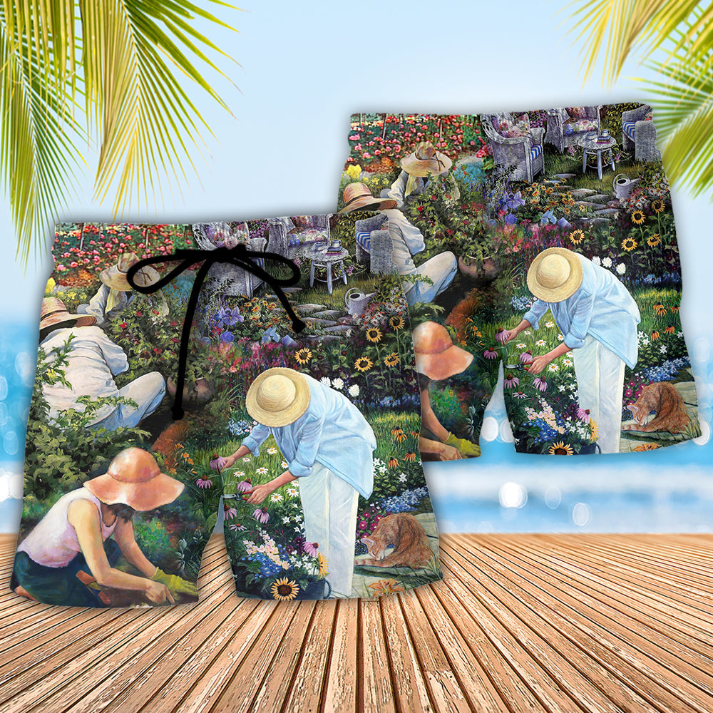 Gardening To Plant A Garden Is To Believe In Tomorrow - Beach Short Reefox