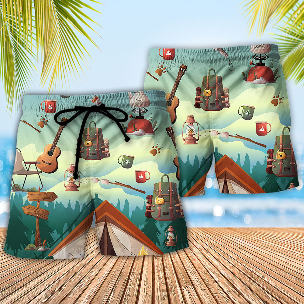 Camping Where You Spend A Small Fortune To Live Like A Homeless Person - Beach Short Reefox