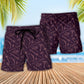DnD Medieval Weapons Pattern - Beach Short