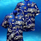 Fishing Fishbone Blue Style - Hawaiian Shirt - Reefox