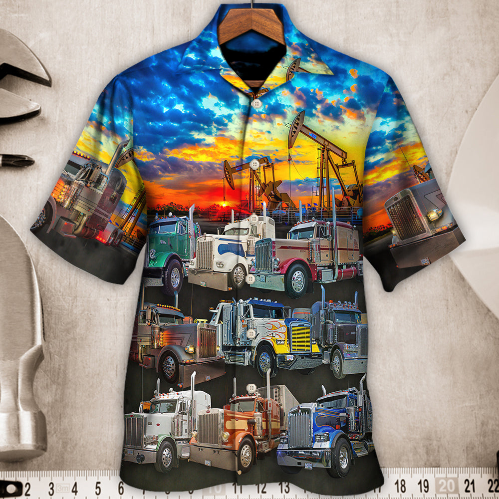 Truck Monster Classic Beautiful Sunset - Hawaiian Shirt - Reefox