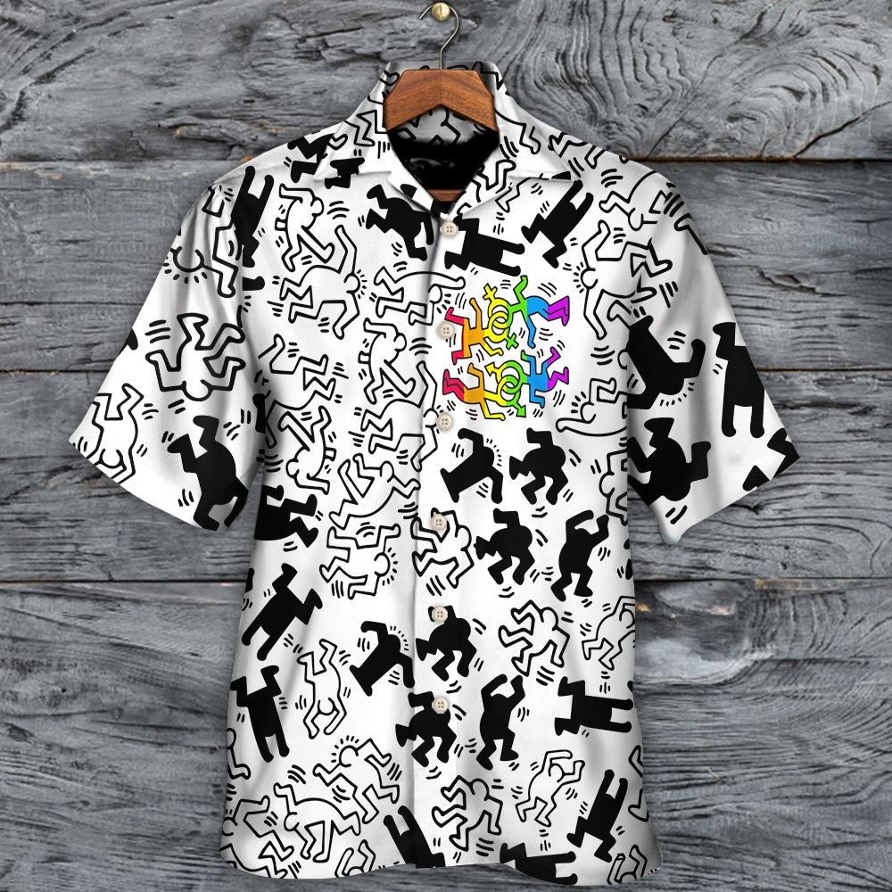 LGBT Be Proud Of Who You Are - Hawaiian Shirt - Reefox