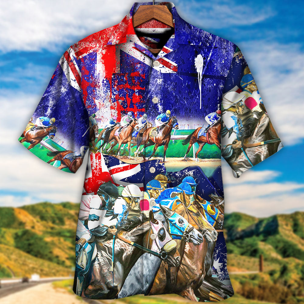 Australia Horse Racing Lover - Hawaiian Shirt - Reefox