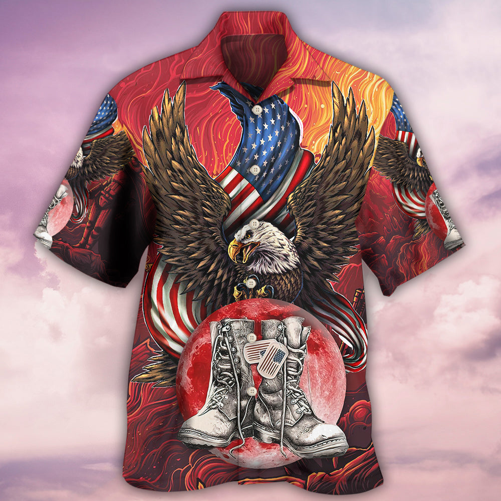 Veteran Boots Never Underestimate - Hawaiian Shirt - Reefox
