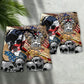 America 2nd Amendment Skull - Beach Short Reefox - Owls Matrix LTD