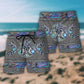 Wicca Mystery Spirit Triple Moon Witch - Beach Short Reefox - Owls Matrix LTD