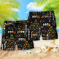 Halloween Skull 'Tis The Season To Be Creepy - Beach Short Reefox - Owls Matrix LTD