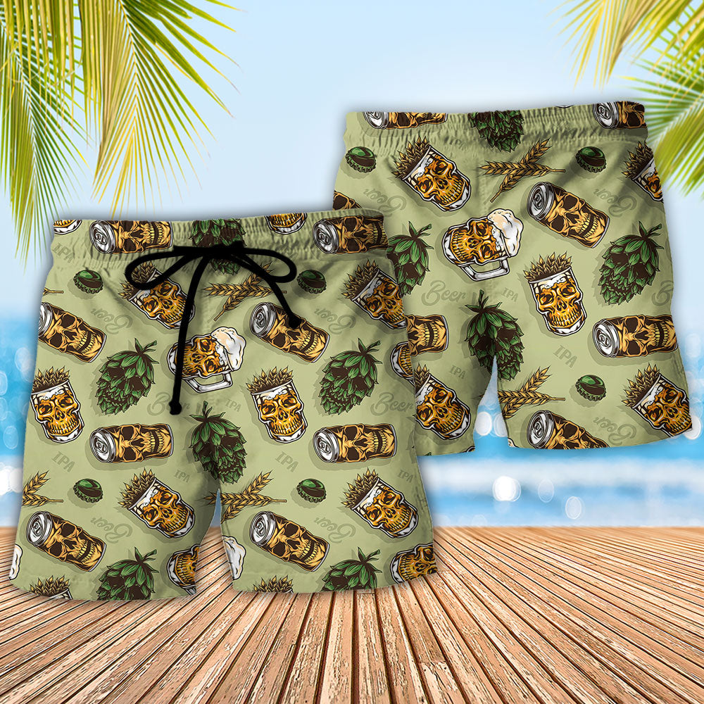 Beer Favorite Bassic Background - Beach Short Reefox - Owls Matrix LTD