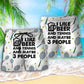 Beer I Like Beer And Tennis And Maybe 3 People - Beach Short Reefox - Owls Matrix LTD