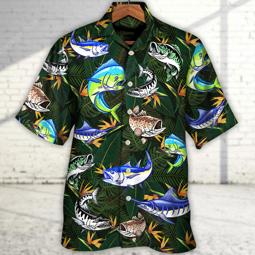 Fishing Wild River Fishing The River Is Calling Catch The Big Bass - Hawaiian Shirt