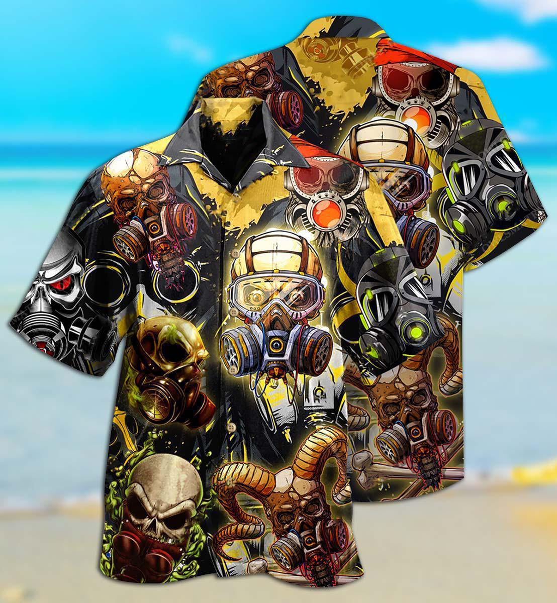 Skull Sign Style - Hawaiian Shirt - Reefox