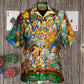 Gambling Dog Canines Playing Poker - Hawaiian Shirt - Reefox