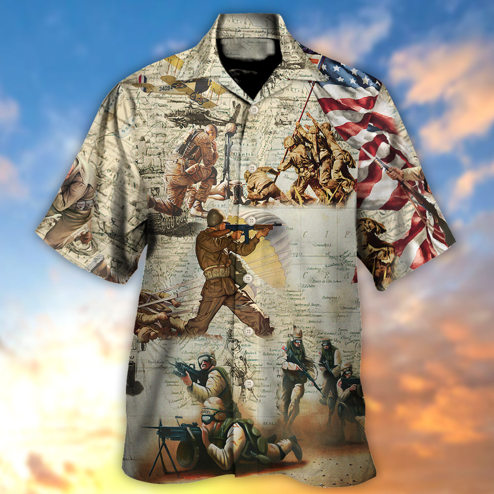 Veteran Memory Soldier's Prayer - Hawaiian Shirt - Reefox