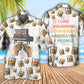 Wine Bourbon I Like Bourbon My Smoker And Maybe 3 People - Hawaiian Shirt - Reefox