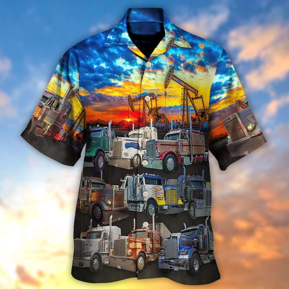 Truck Monster Classic Beautiful Sunset - Hawaiian Shirt - Reefox