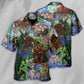 Hippie Bigfoot Peace Life Color Amazing - Hawaiian Shirt