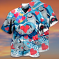 Shark Couple Love Style - Hawaiian Shirt - Reefox