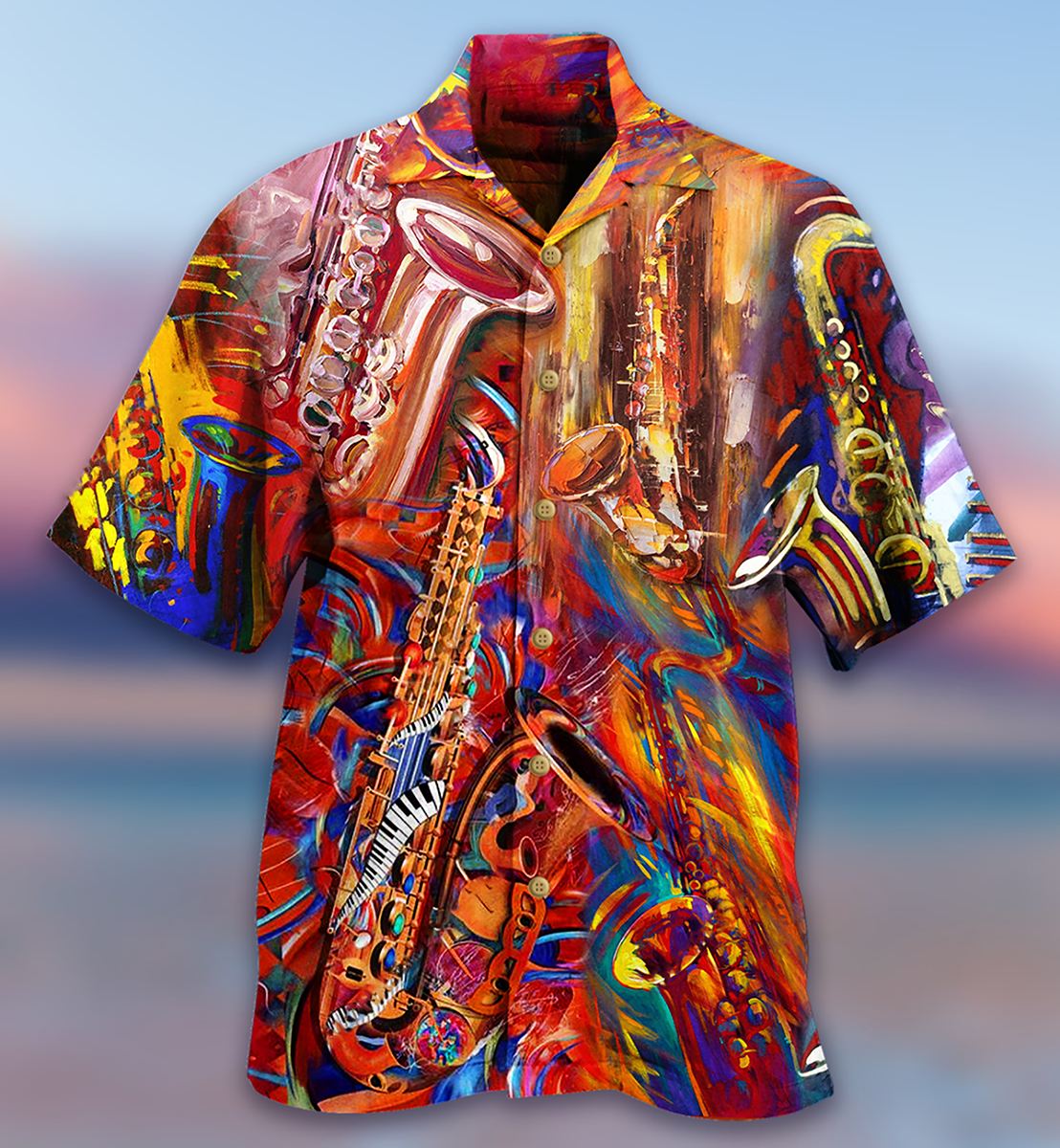 Saxophone Music To The Soul - Hawaiian Shirt - Reefox