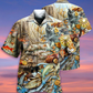 Cat Love Fish Delicious Meal - Hawaiian Shirt - Reefox