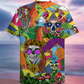 Hippie Skull Peace Life Color So Funny - Hawaiian Shirt - Reefox