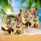Air Balloon Fly High Fly Far With Air Balloon Steampunk - Beach Short Reefox - Owls Matrix LTD