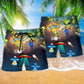 Alien With Music Cool Style - Beach Short Reefox - Owls Matrix LTD