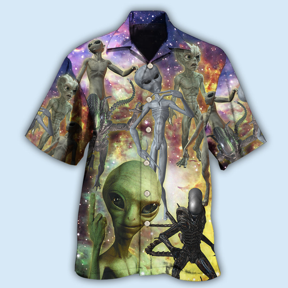 Alien Mysterious Galaxy - Hawaiian Shirt - Reefox