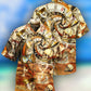 Skull All Knows Value Of Time - Hawaiian Shirt - Reefox
