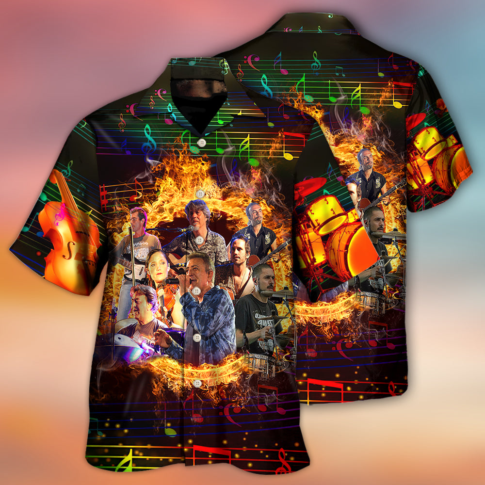 Amazing Musicians With Instrument - Hawaiian Shirt - Reefox