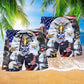 America Proud Happy Day - Beach Short Reefox - Owls Matrix LTD