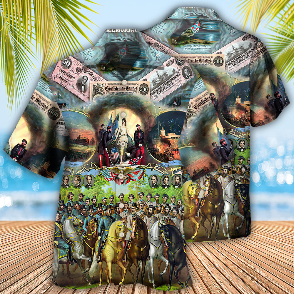 America Civil War - Hawaiian Shirt - Reefox