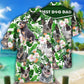 Australian Cattle Dog Green Tropical Lover Style - Hawaiian Shirt - Reefox