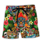 Skull I Came Into This World To Do Two Things Piss People Off And Make People Smile Which Lucky One Are You - Beach Short