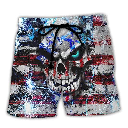 Skull Don't Try To Figure Me Out I'm A Special Kind Of Twisted - Beach Short Reefox