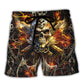 Skull Your First Mistake Was Thinking I Was One Of The Sheep Bullet Fire - Beach Short Reefox