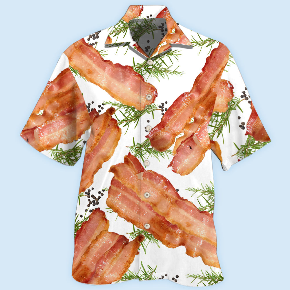 Food Bacon Funny Style - Hawaiian Shirt - Reefox