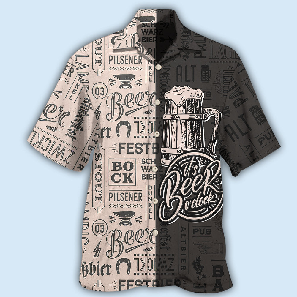 Beer It's Beer O'clock Classic Style - Hawaiian shirt - Reefox